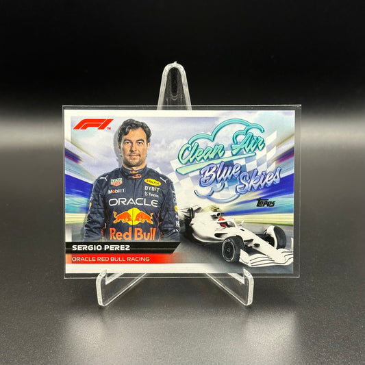 2022 Topps Formula 1 SERGIO PEREZ #CABS-SP Clean Air Blue Skies