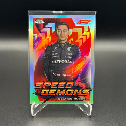 2022 Topps Chrome Formula 1 GEORGE RUSSELL #SD-GR Speed Demons
