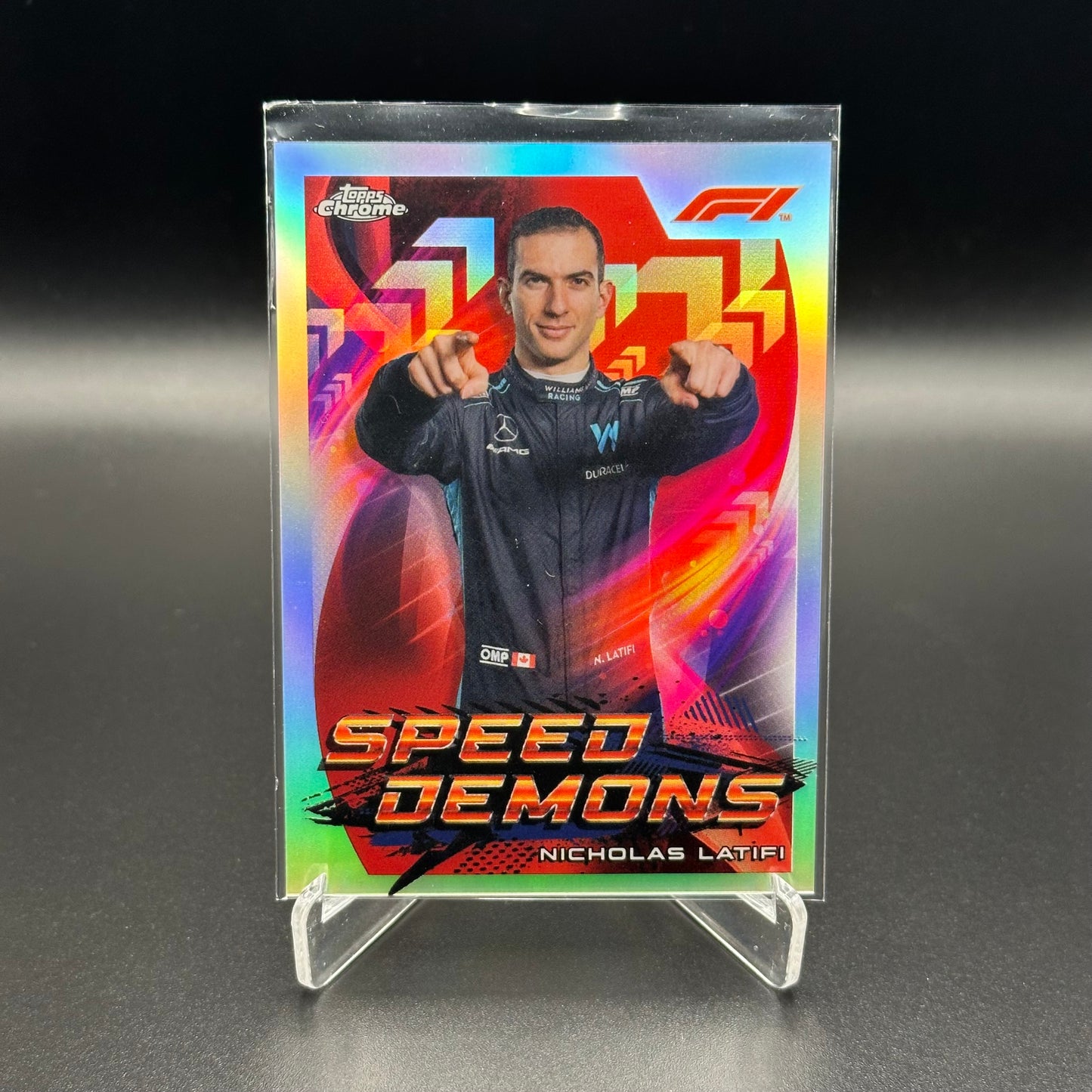 2022 Topps Chrome Formula 1 NICHOLAS LATIFI #SD-NL Speed Demons