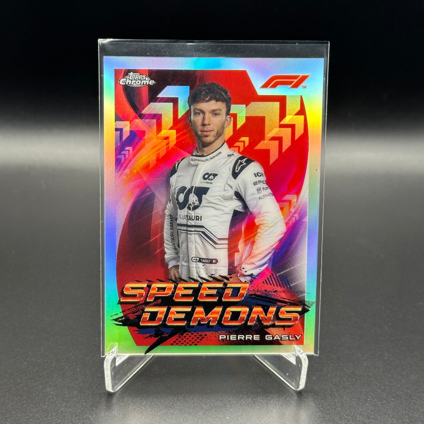 2022 Topps Chrome Formula 1 PIERRE GASLY #SD-PG Speed Demons