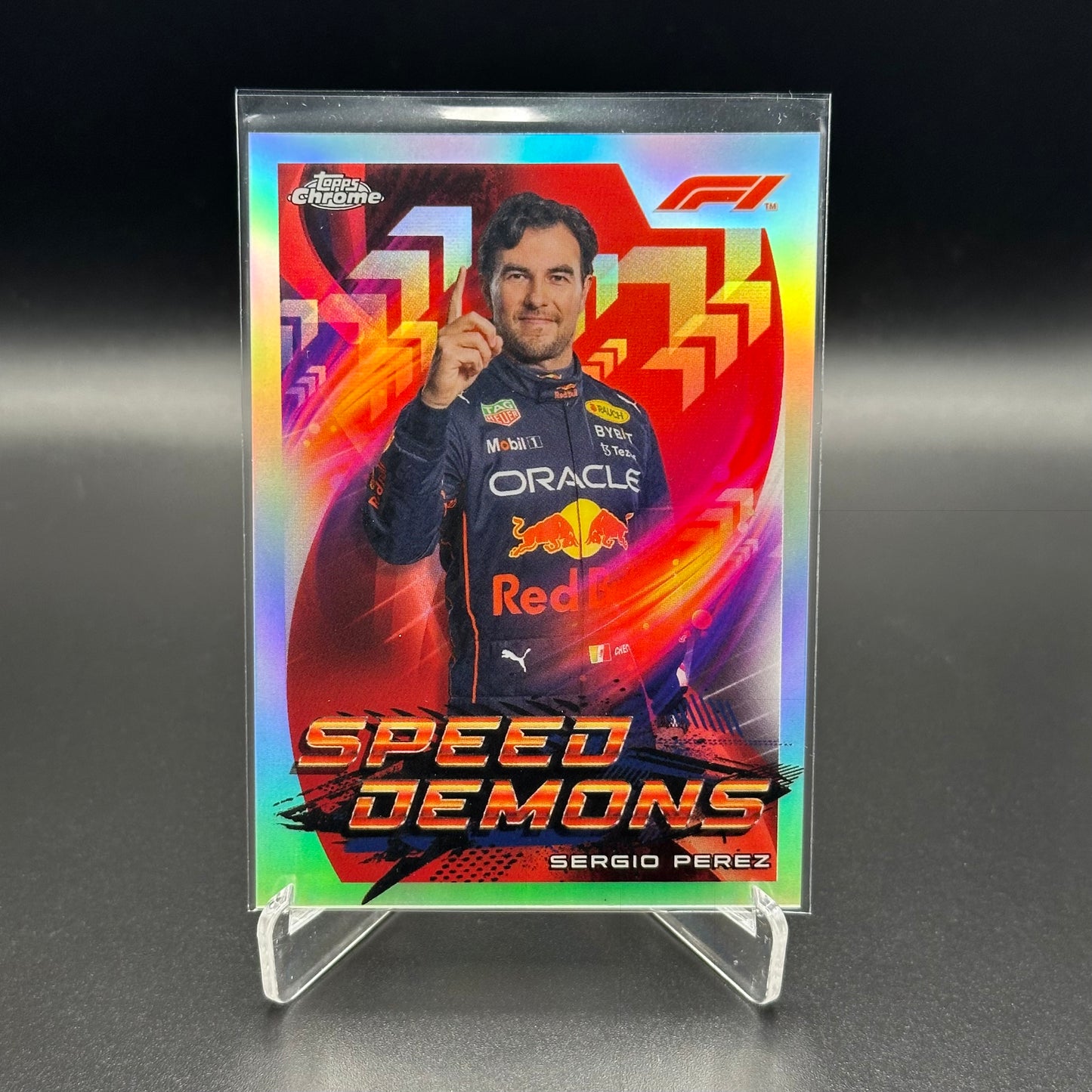 2022 Topps Chrome Formula 1 SERGIO PEREZ #SD-SP Speed Demons