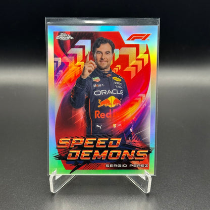 2022 Topps Chrome Formula 1 SERGIO PEREZ #SD-SP Speed Demons