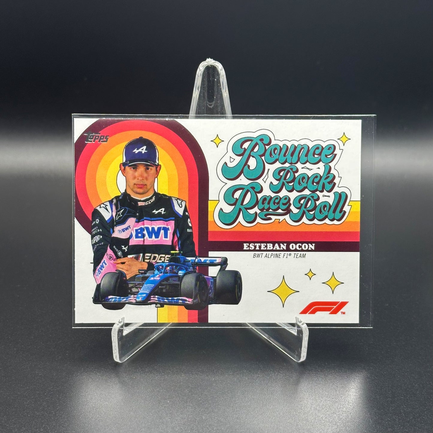 2022 Topps Formula 1 ESTEBAN OCON #BRRR-EO Bounce, Rock, Race, Roll