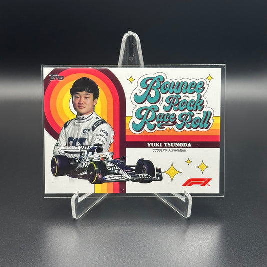 2022 Topps Formula 1 YUKI TSUNODA #BRRR-YT Bounce, Rock, Race, Roll