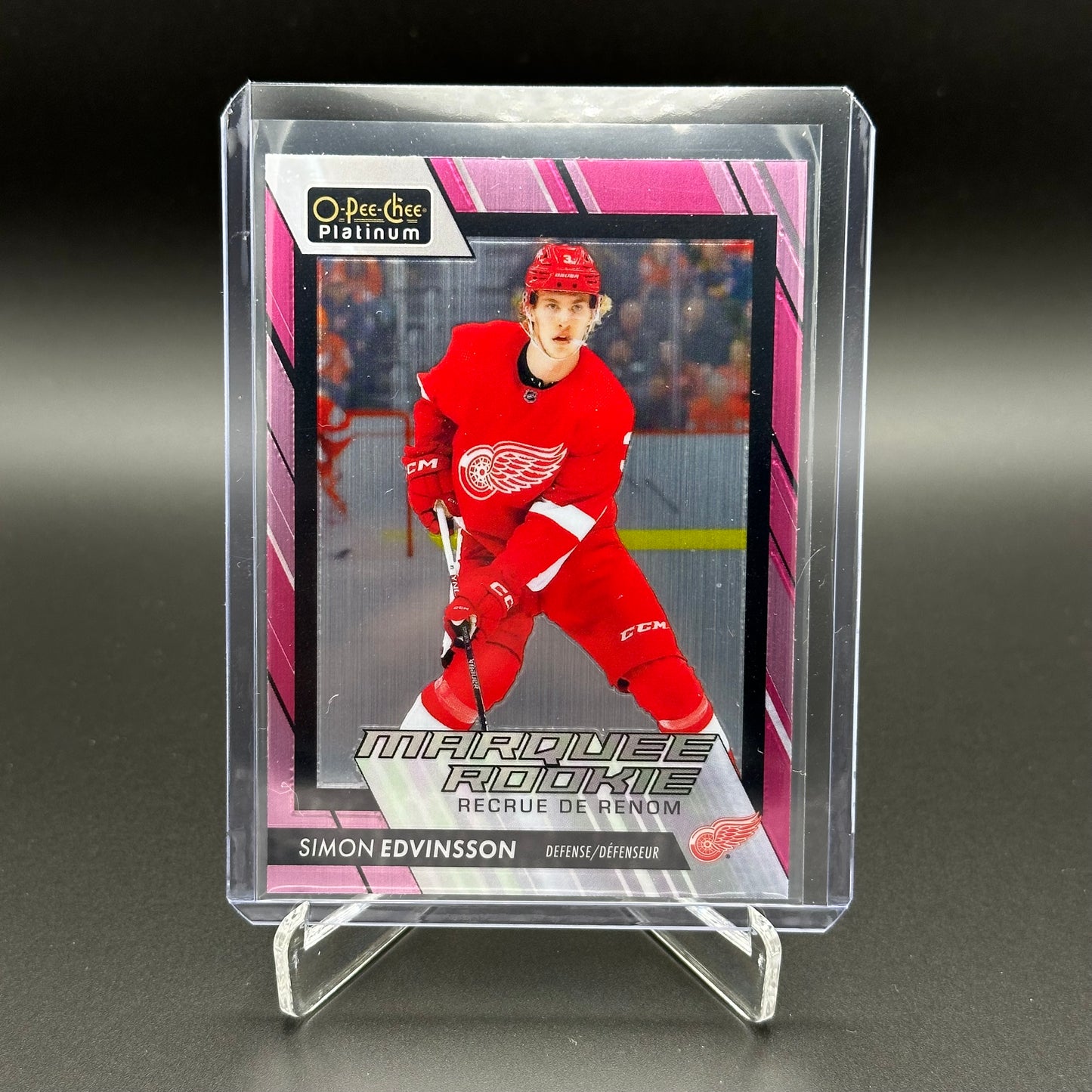 2023-24 O-Pee-Chee Platinum SIMON EDVINSSON #220 Matte Pink RC