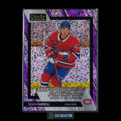 2023-24 O-Pee-Chee Platinum SEAN FARRELL #267 Violet Pixels RC /299