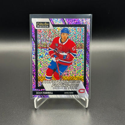 2023-24 O-Pee-Chee Platinum SEAN FARRELL #267 Violet Pixels RC /299