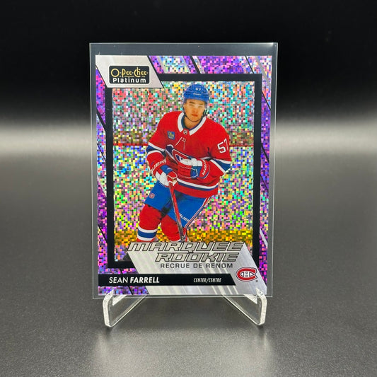 2023-24 O-Pee-Chee Platinum SEAN FARRELL #267 Violet Pixels RC /299