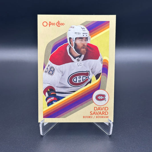 2023-24 O-Pee-Chee Hockey DAVID SAVARD #333 Retro