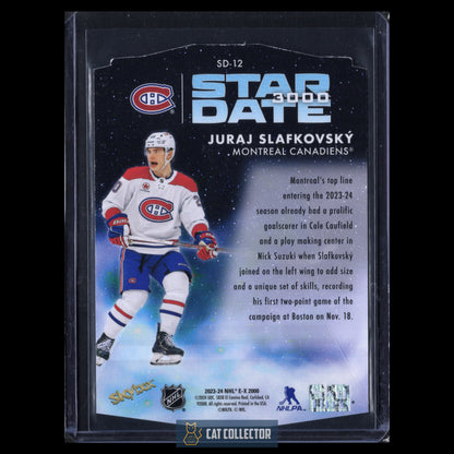 2023-24 SkyBox E-X 2000 JURAJ SLAFKOVSKY #SD-12 Star Date 3000