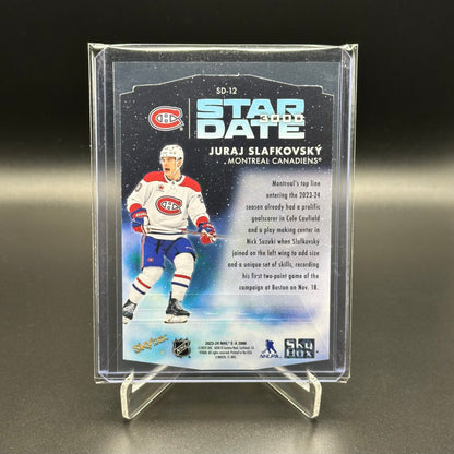 2023-24 SkyBox E-X 2000 JURAJ SLAFKOVSKY #SD-12 Star Date 3000