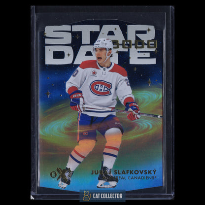 2023-24 SkyBox E-X 2000 JURAJ SLAFKOVSKY #SD-12 Star Date 3000
