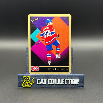 2023-24 SkyBox Metal Universe COLE CAUFIELD #22 1990 Skybox Metal Retros