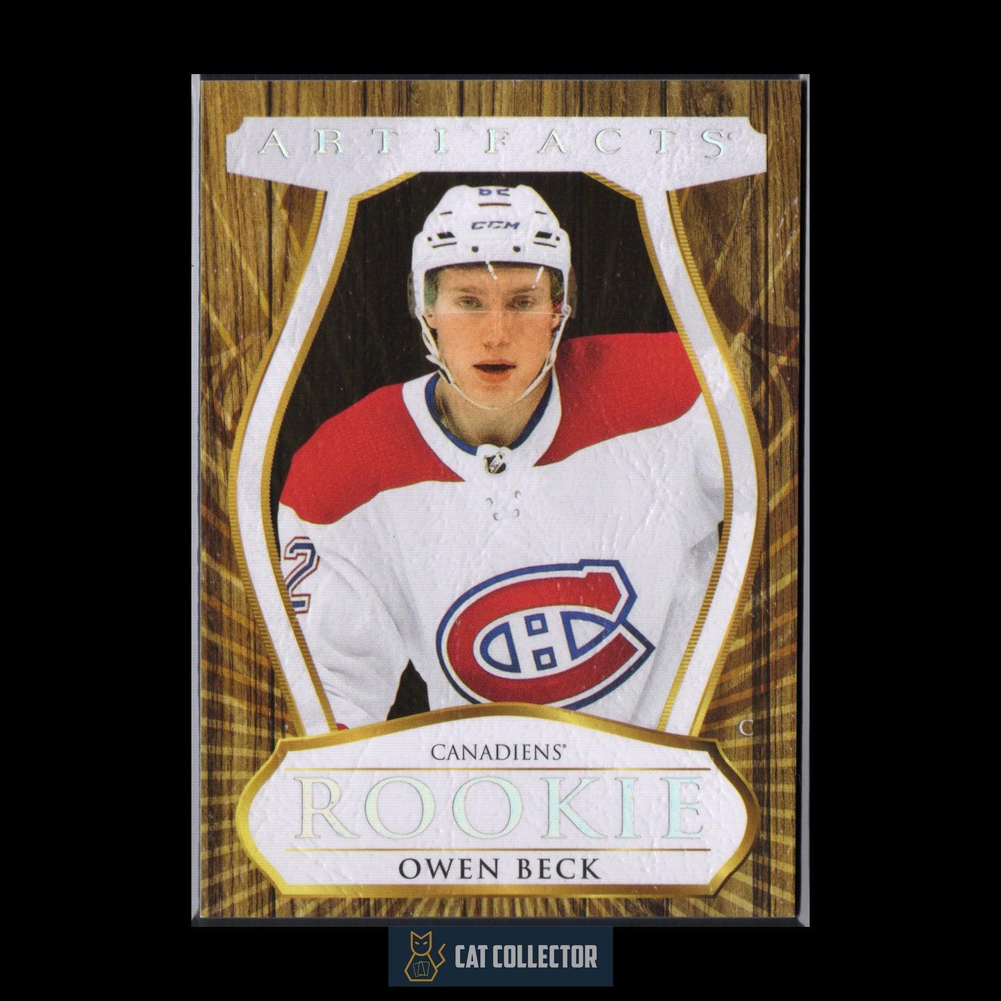 2023-24 Upper Deck Artifacts OWEN BECK #198 Leather Variant Rookie RC