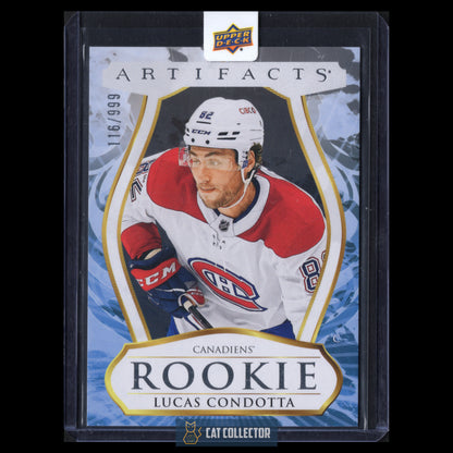2023-24 Upper Deck Artifacts LUCAS CONDOTTA #216 Rookie Redemption RC /999