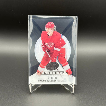 2023-24 Upper Deck Ice SIMON EDVINSSON #2013-SE 2013-14 Ice Premieres Retro RC /149