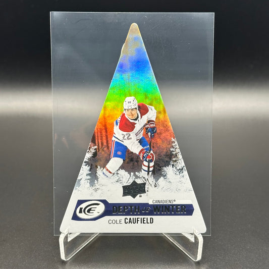 2023-24 Upper Deck Ice COLE CAUFIELD #DW-1 Depth of Winter