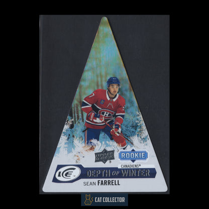 2023-24 Upper Deck Ice SEAN FARRELL #DW-57 Depth of Winter Rookie RC