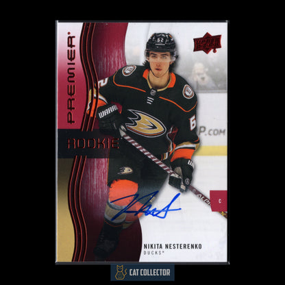 2023-24 Upper Deck Premier NIKITA NESTERENKO #133 Rookie RC Auto