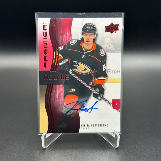 2023-24 Upper Deck Premier NIKITA NESTERENKO #133 Rookie RC Auto