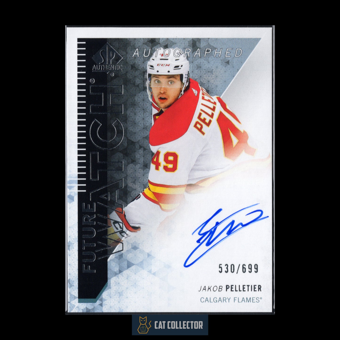 2023-24 UD SP Authentic JACOB PELLETIER #RFWA-JP Retro Future Watch Autographed RC /699