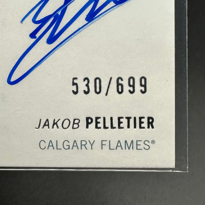 2023-24 UD SP Authentic JACOB PELLETIER #RFWA-JP Retro Future Watch Autographed RC /699