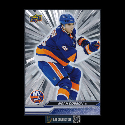 2023-24 Upper Deck Series 1 NOAH DOBSON #117 Outburst
