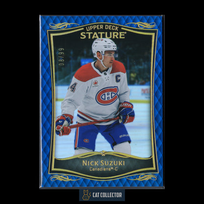 2023-24 Upper Deck Stature NICK SUZUKI #12 Blue /99