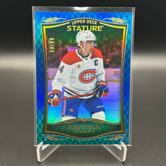 2023-24 Upper Deck Stature NICK SUZUKI #12 Blue /99