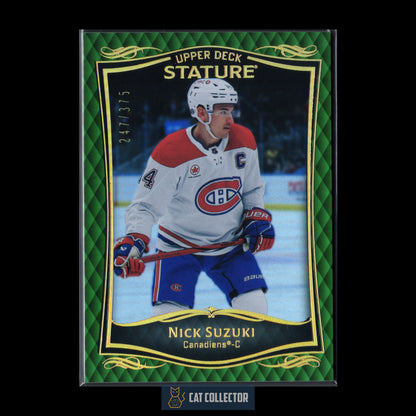2023-24 Upper Deck Stature NICK SUZUKI #12 Green /375