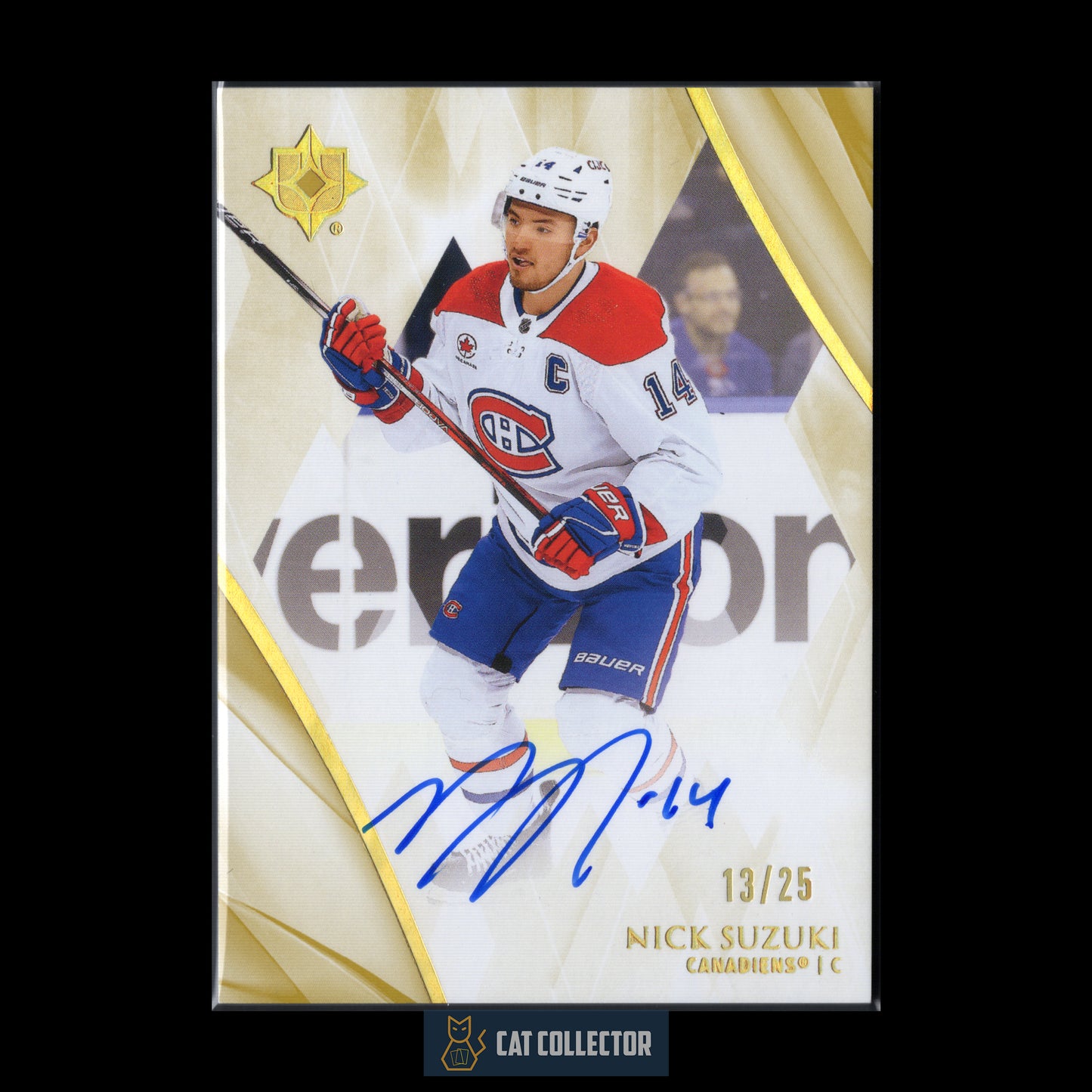 2023-24 UD Ultimate Collection NICK SUZUKI #16 Autograph Gold /25