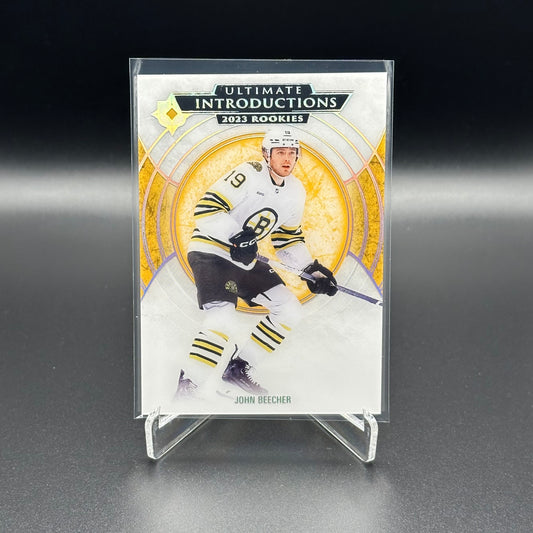 2023-24 UD Ultimate Collection JOHN BEECHER #UI-73 Ultimate Introductions RC