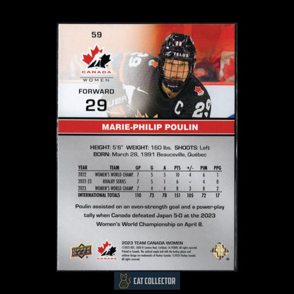 2023 Upper Deck Team Canada MARIE-PHILIP POULIN #59