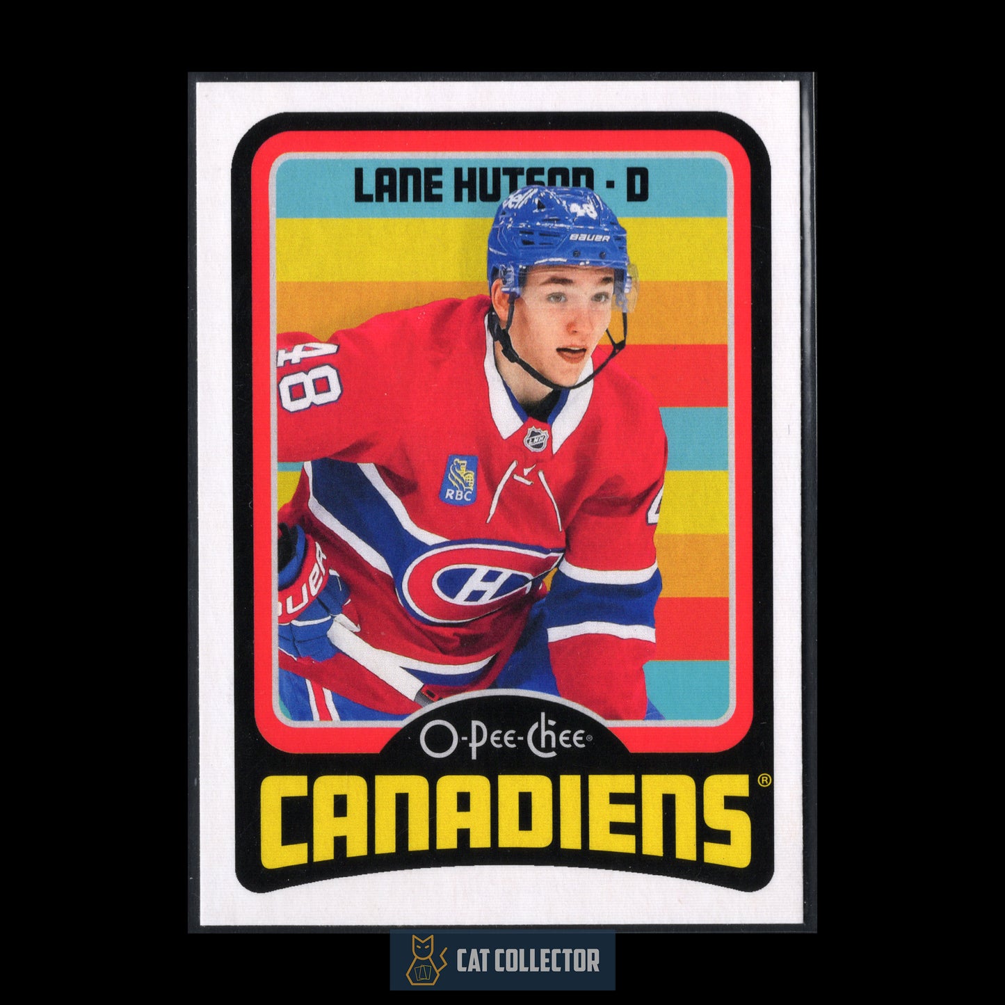 2024-25 O-Pee-Chee Hockey LANE HUTSON #542 Retro Rookie RC