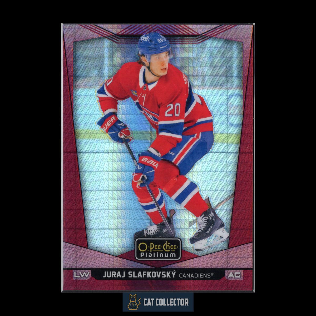 2024-25 O-Pee-Chee Platinum JURAJ SLAFKOVSKY #104 Red Prism /199