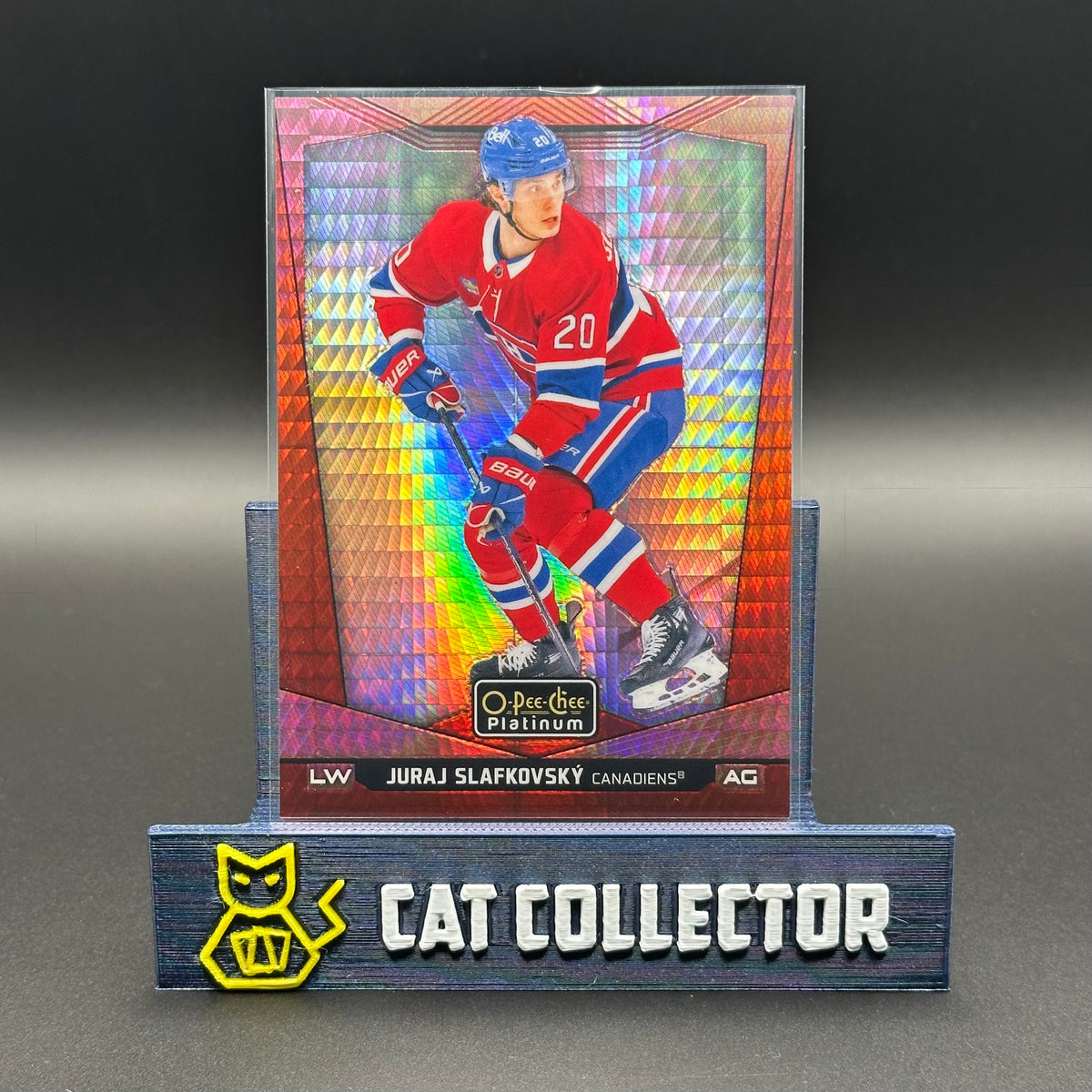 2024-25 O-Pee-Chee Platinum JURAJ SLAFKOVSKY #104 Red Prism /199