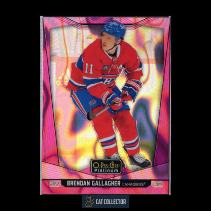 2024-25 O-Pee-Chee Platinum BRENDAN GALLAGHER #147 Pink Magma