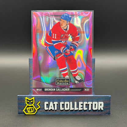 2024-25 O-Pee-Chee Platinum BRENDAN GALLAGHER #147 Pink Magma