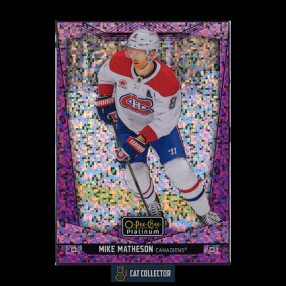 2024-25 O-Pee-Chee Platinum MIKE MATHESON #173 Violet Pixels /299