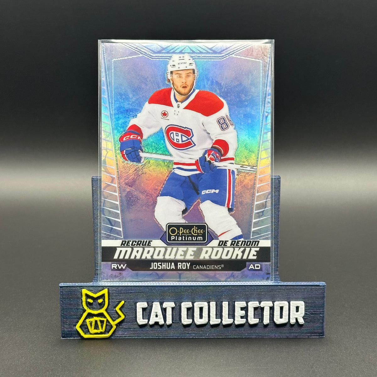 2024-25 O-Pee-Chee Platinum JOSHUA ROY #208 Marquee Rookie Arctic Freeze RC /99