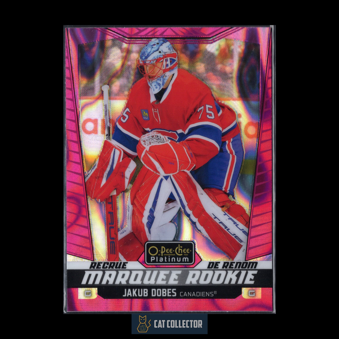 2024-25 O-Pee-Chee Platinum JAKUB DOBES #223 Marquee Rookie Pink Magma RC