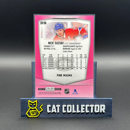 2024-25 O-Pee-Chee Platinum NICK SUZUKI #39 Pink Magma