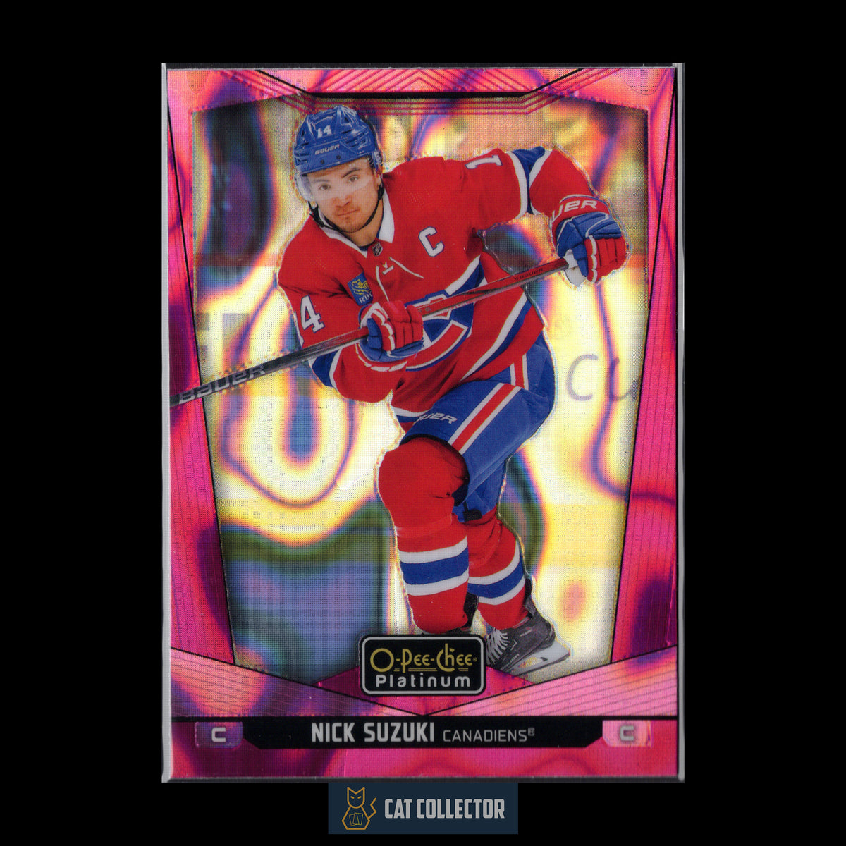 2024-25 O-Pee-Chee Platinum NICK SUZUKI #39 Pink Magma