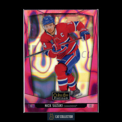 2024-25 O-Pee-Chee Platinum NICK SUZUKI #39 Pink Magma