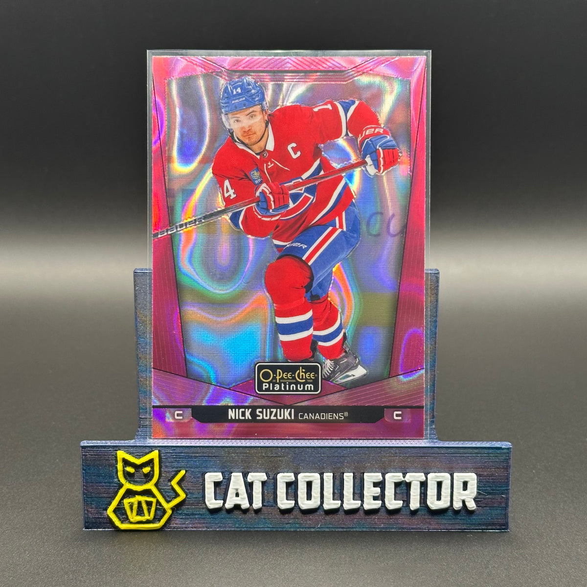 2024-25 O-Pee-Chee Platinum NICK SUZUKI #39 Pink Magma