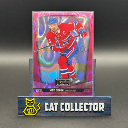 2024-25 O-Pee-Chee Platinum NICK SUZUKI #39 Pink Magma