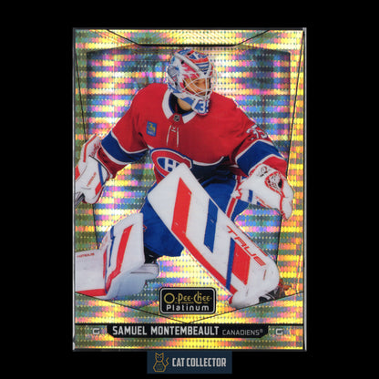 2024-25 O-Pee-Chee Platinum SAMUEL MONTEMBEAULT #96 Seismic Gold /50
