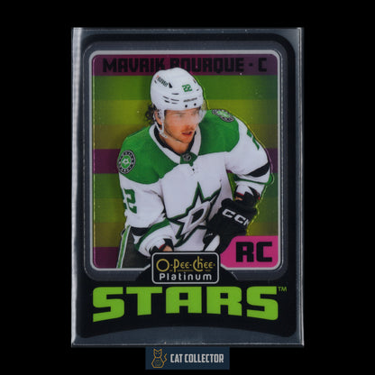 2024-25 O-Pee-Chee Platinum MAVRIK BOURQUE #R70 Retro RC