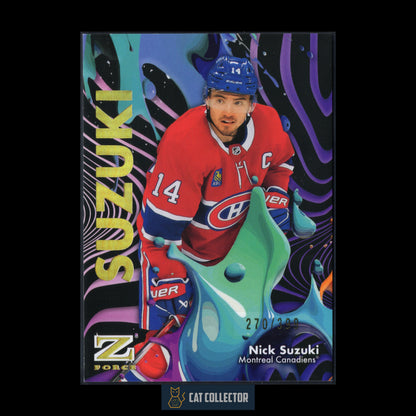 2024-25 SkyBox Metal Universe NICK SUZUKI #31 Z-Force Rave /399