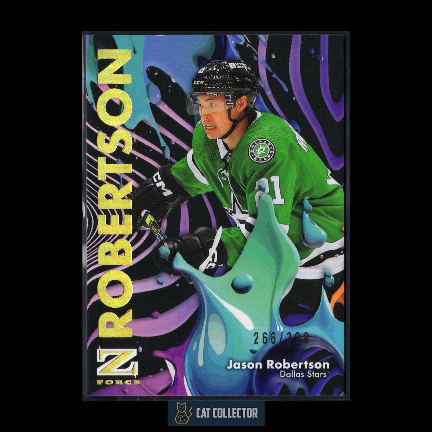 2024-25 SkyBox Metal Universe WYATT JOHNSTON #49 Z-Force Rave /399